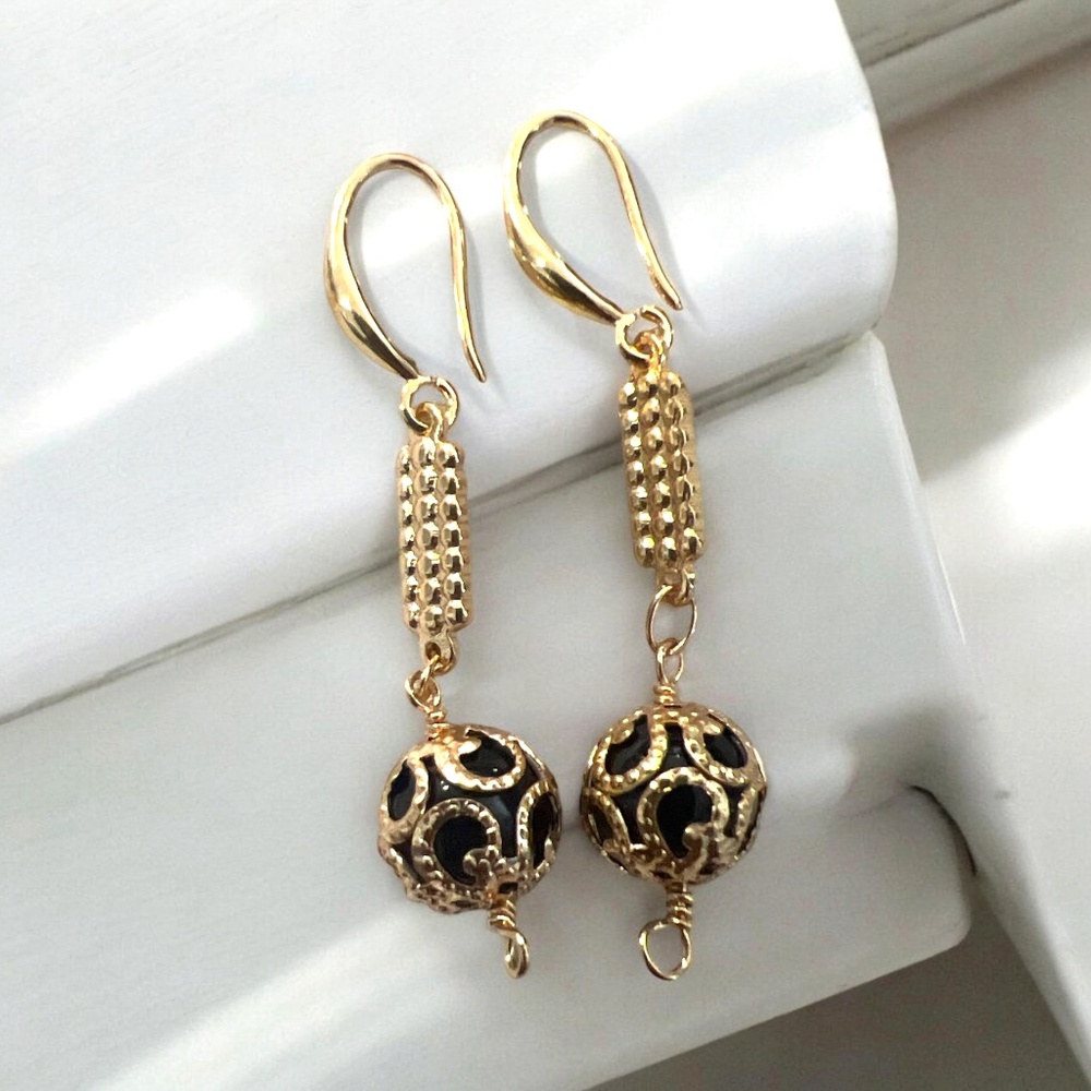 Gold Bali Fashion Earrings